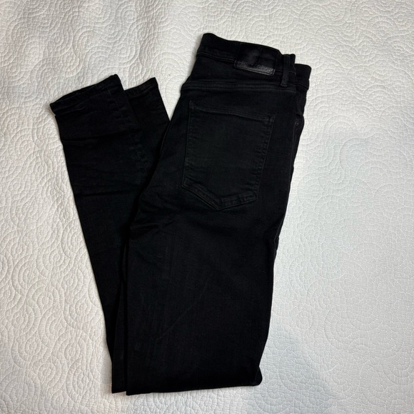 Denim Forum Black High Rise Jeans Slim Fit - Picture 10 of 10